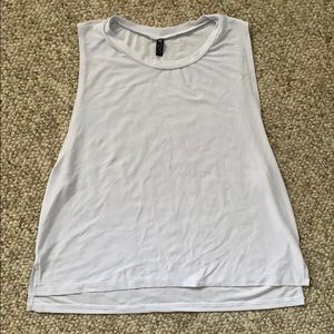 Cropped White Tank
